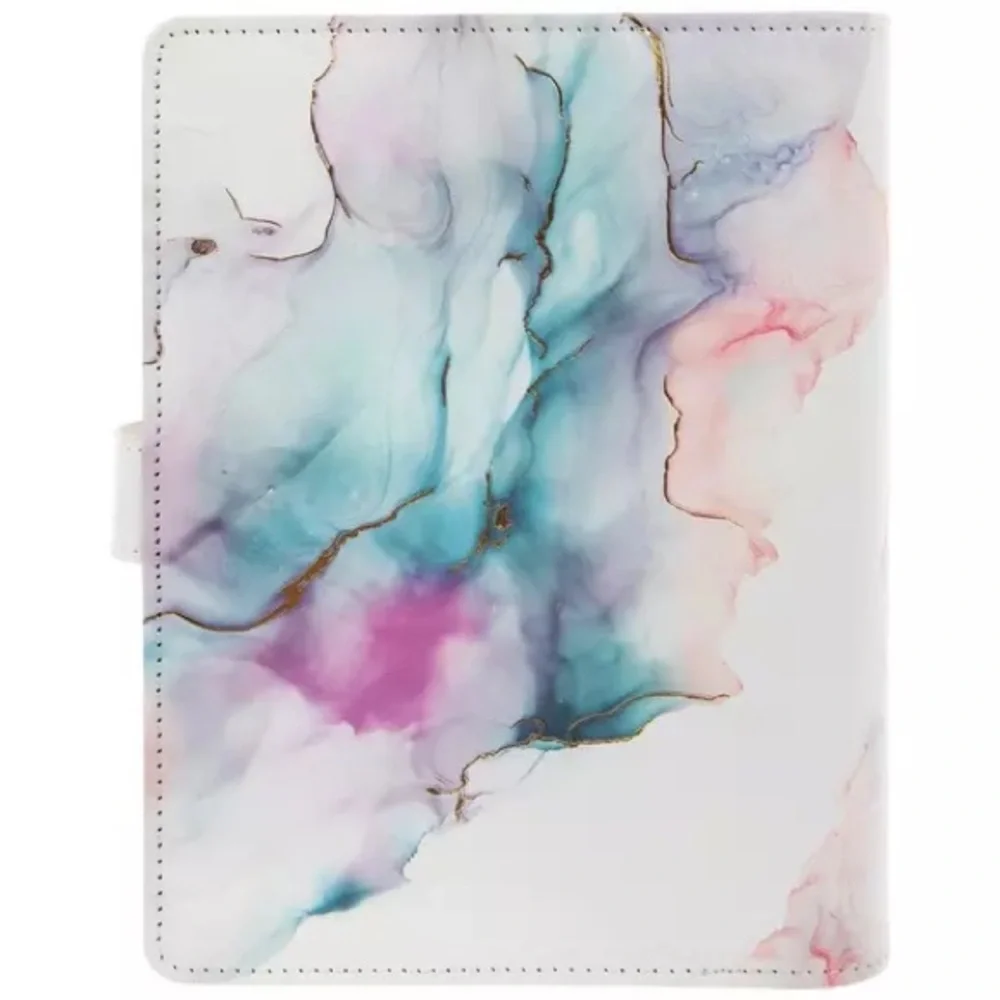 Alcohol Ink Foil Empty Personal Planner